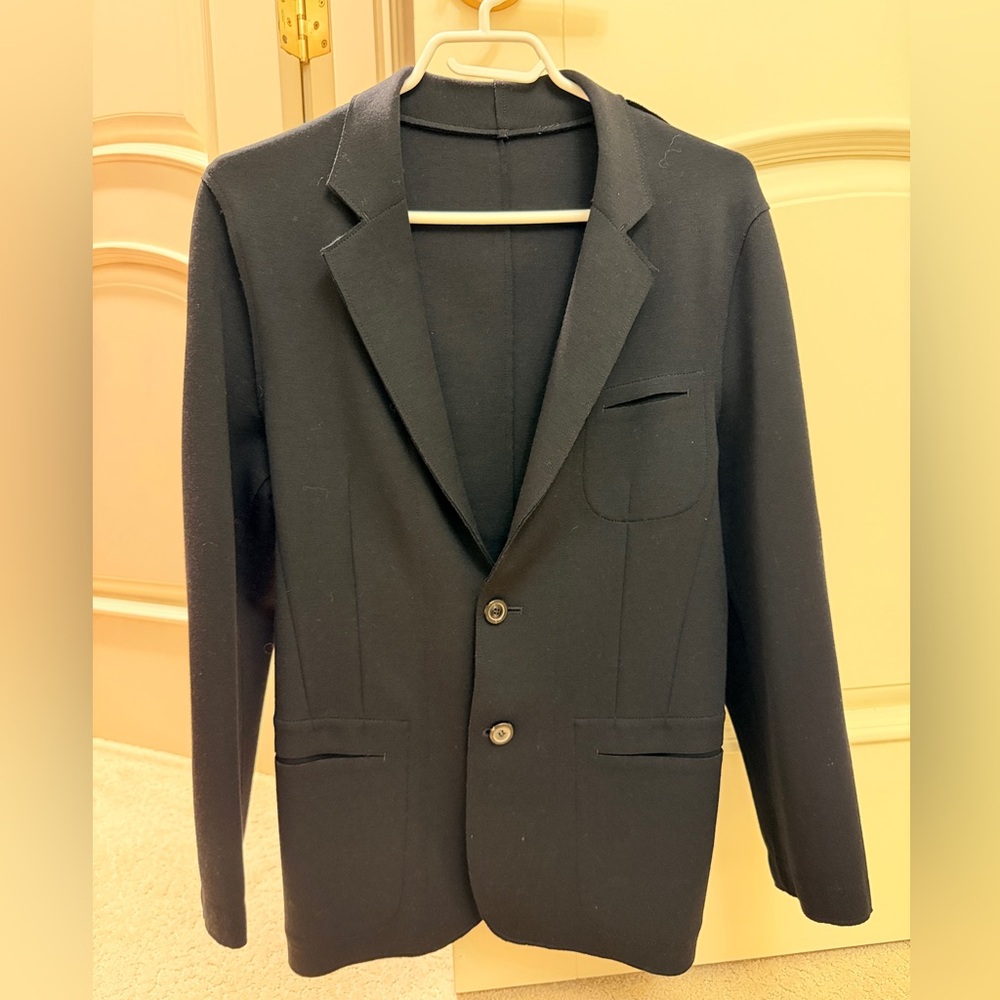 WOOYOUNGMI Paris black laine wool button blazer Jacket BRAND NEW size 44